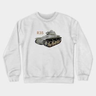 R35 WW2 French Tank Crewneck Sweatshirt